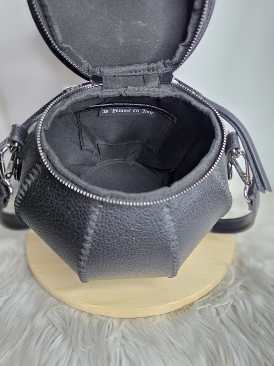 La Femme En Noir Handbags - La Femme En Noir Cottage Witch Cauldron Crossbody Bag
